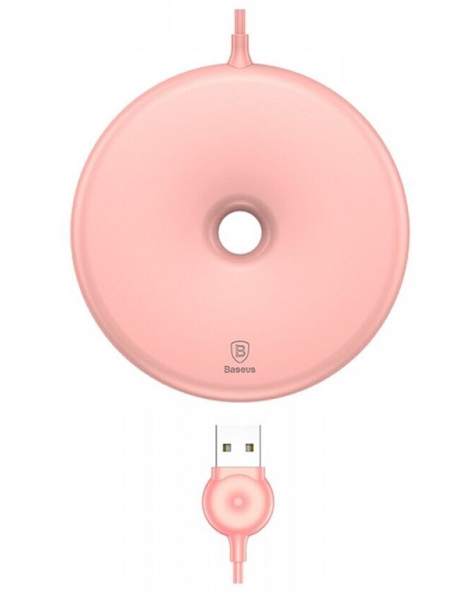 Беспроводное зарядное устройство Baseus Donut WXTTQ (Розовый)