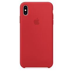 Чехол клип-кейс силиконовый Apple Silicone Case для iPhone XS Max, (PRODUCT)RED красный (MRWH2ZM/A)