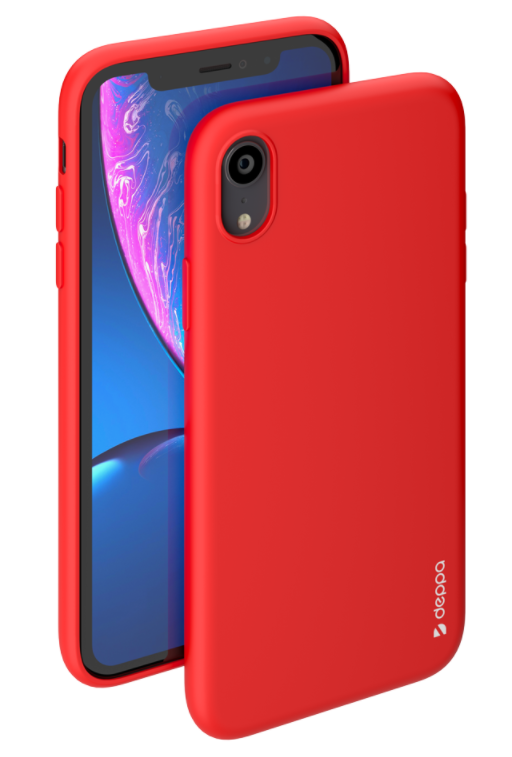 Чехол накладка Deppa Gel Color Case для iPhone XR 85365 (красный)
