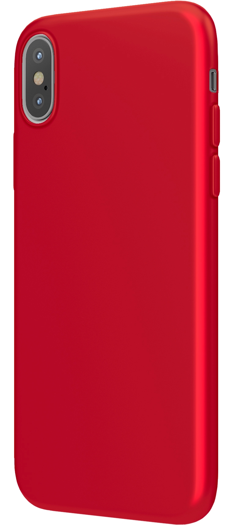 Чехол клип-кейс силиконовый Vipe для iPhone XS VPIPXSCOLRED (красный)