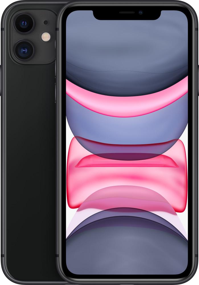 Apple iPhone 11 64GB чёрный, коцка на задней крышке