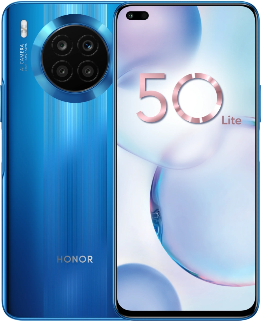 Honor 50 Lite 6/128GB  Saturated blue (Насыщенный синий)