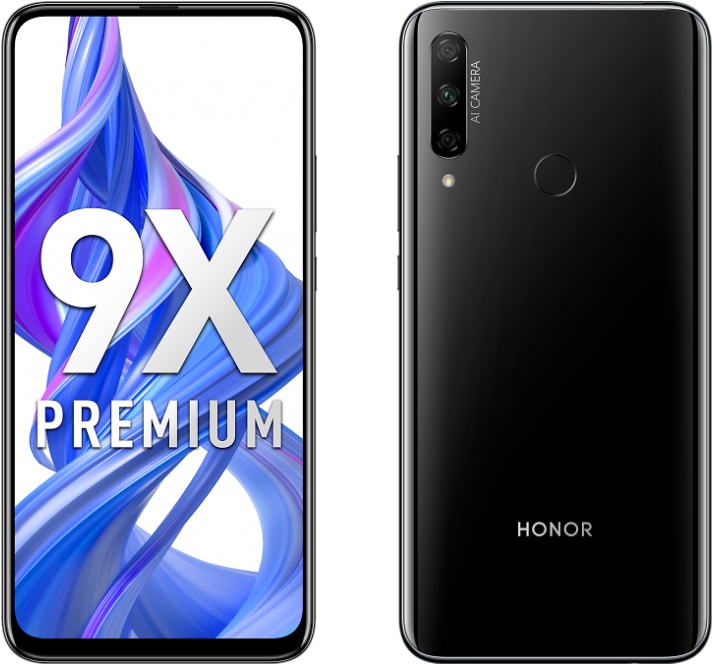 Honor 9X Premium 6/128GB Полночный черный (Black) 2019