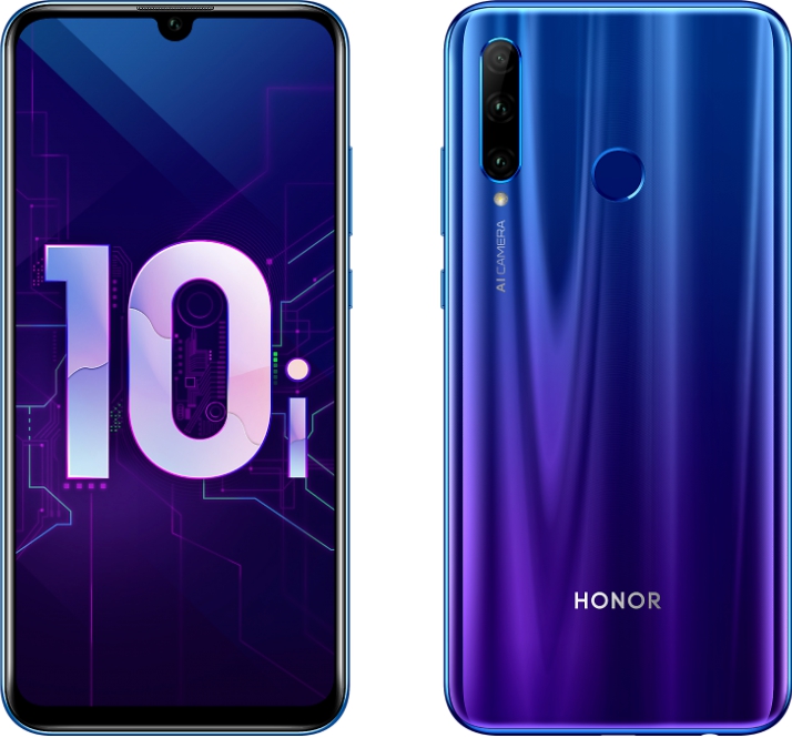 Honor 10i 6/128 GB Мерцающий синий (Blue)