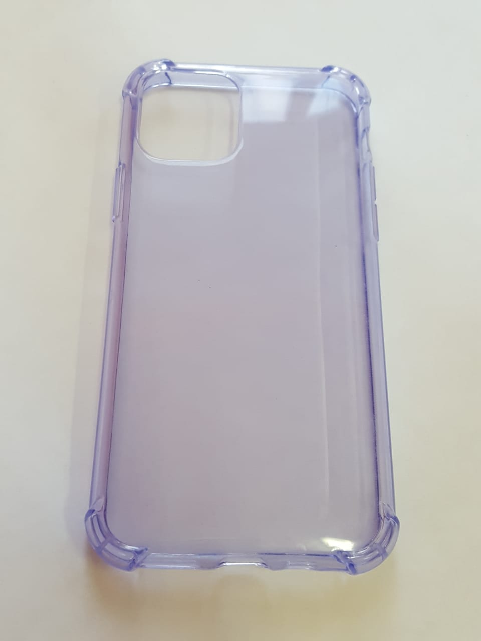 Чехол клип-кейс силиконовый для iPhone 11 Pro (тонированный сиреневый)