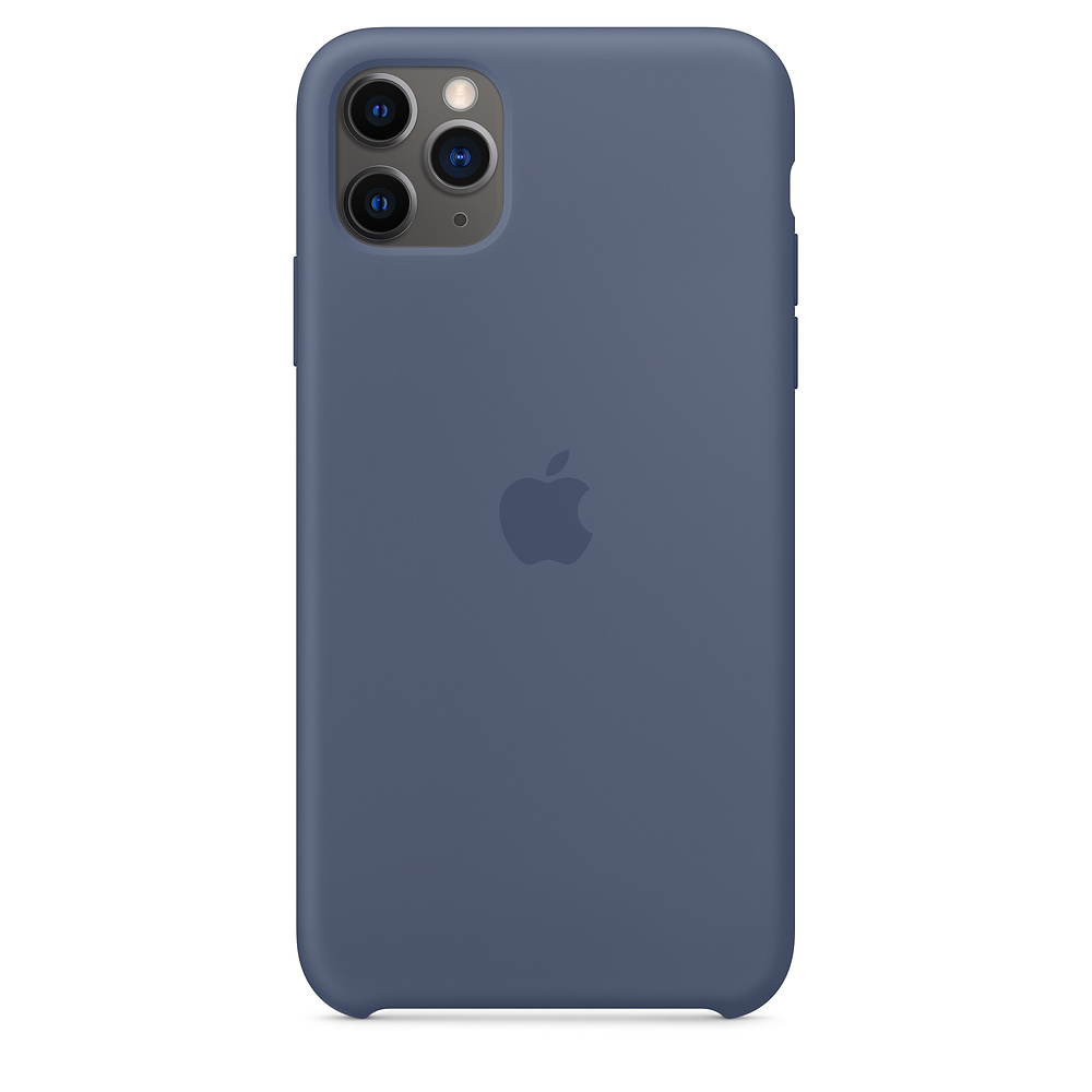Чехол клип-кейс силиконовый Apple Silicone Case для iPhone 11 Pro Max, цвет «морской лёд» (MX032ZM/A)