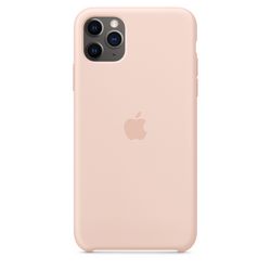 Чехол клип-кейс силиконовый Apple Silicone Case для iPhone 11 Pro Max, цвет «розовый песок» (MWYY2ZM/A)