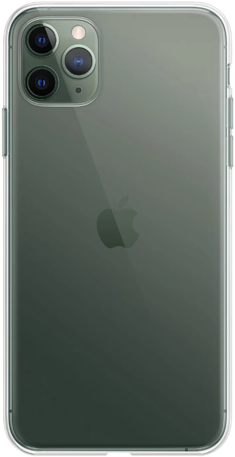 Чехол moonfish для iPhone 11 Pro Max, силикон, прозрачный