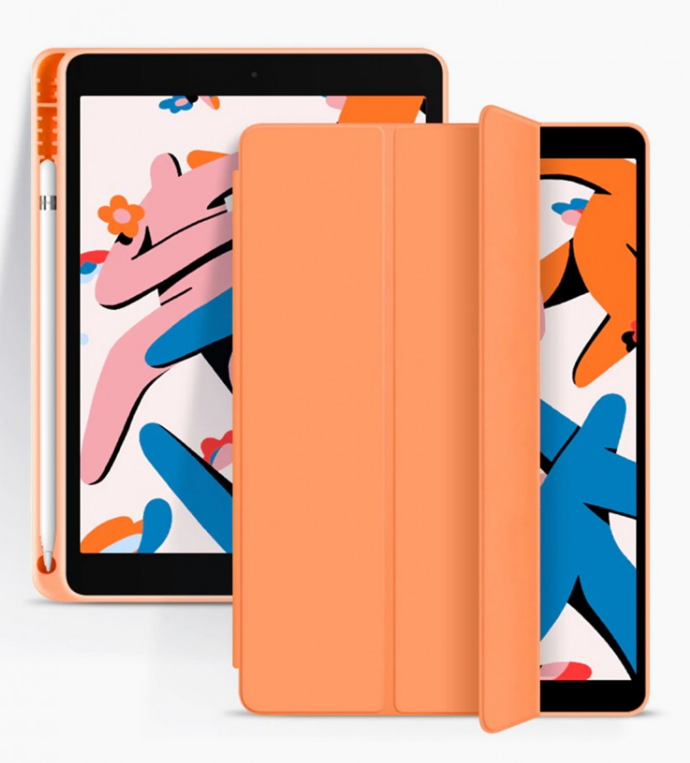 Чехол-книжка Gurdini Milano Series для iPad 10.2/10.5 с держателем для Apple Pencil (Оранжевый)