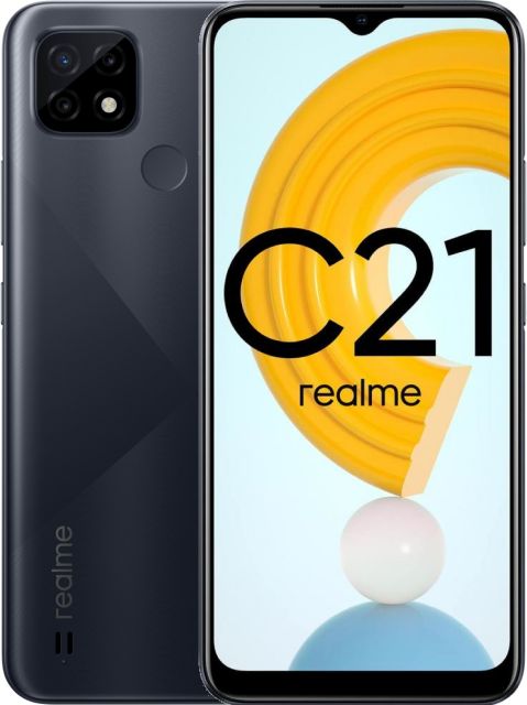 Realme C21 4/64Gb Black (черный)