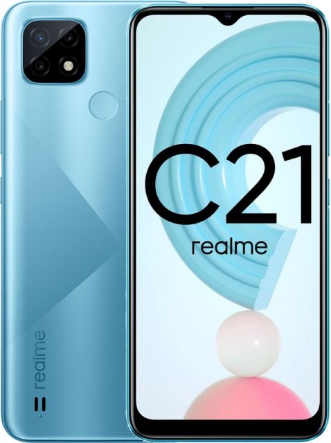 Realme C21 4/64Gb Blue (голубой)