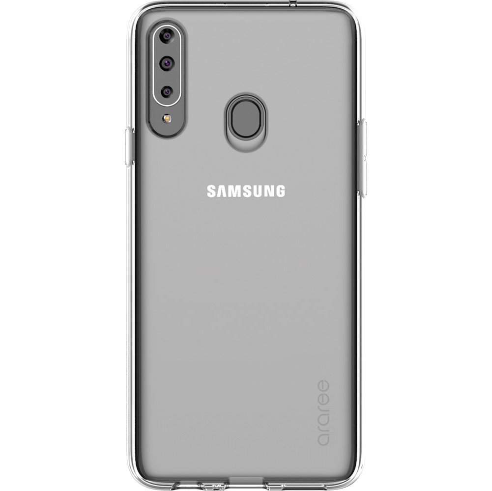 Чехол клип-кейс силиконовый CTI для Samsung Galaxy A20s (прозрачный)