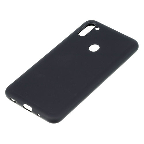 Чехол клип-кейс силиконовый для Samsung Galaxy M11 (черный)