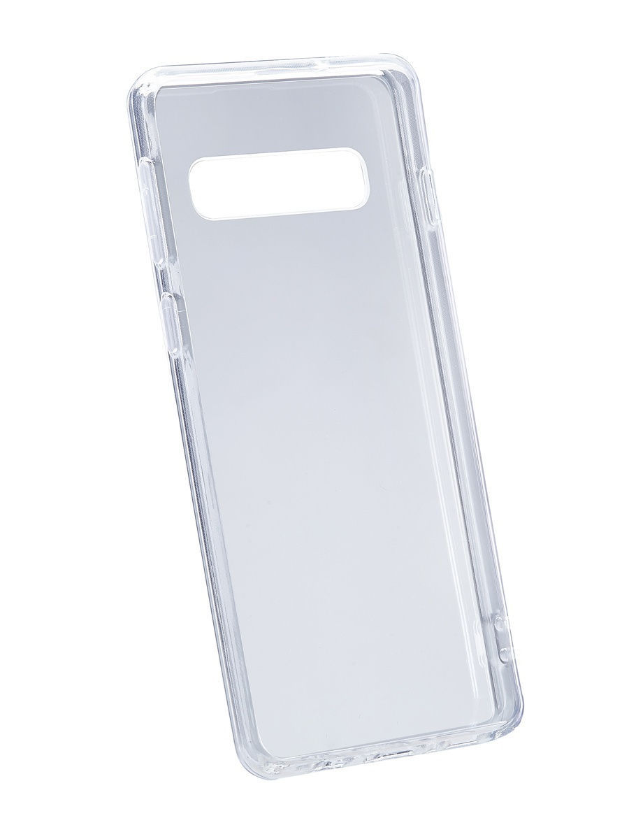 Чехол клип-кейс силиконовый CTI для Samsung Galaxy S10 (прозрачный)