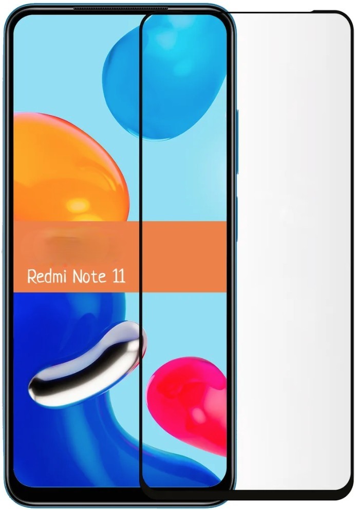 Защитное стекло CTI для Xiaomi Redmi Note 11 с рамкой 3D (прозрачное)