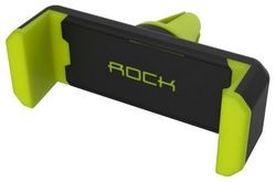 Универсальный автомобильный держатель на вентиляционную решетку Rock (черно-зеленая)