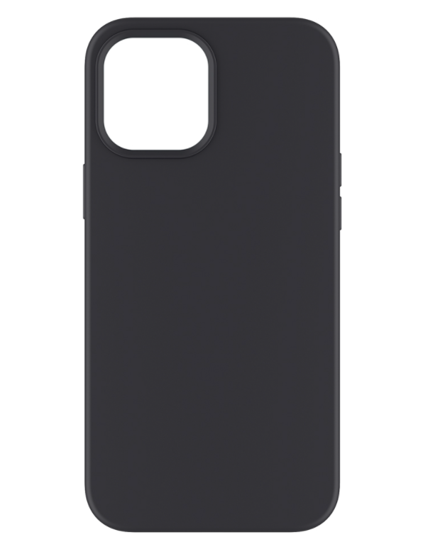 Чехол накладка Deppa Soft Silicone 87769 для iPhone 12 Pro Max (черный)
