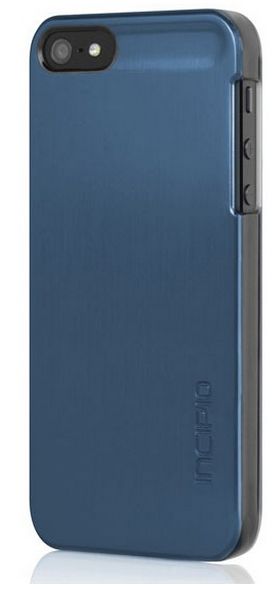 Чехол клип-кейс Incipio для iPhone 5/5S Feather Shine IPH-930 синий металик + пленка
