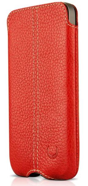 Чехол карман кожаный  BeyzaCases Zero Case (BZ23165) для iPhone 5/5S  красный