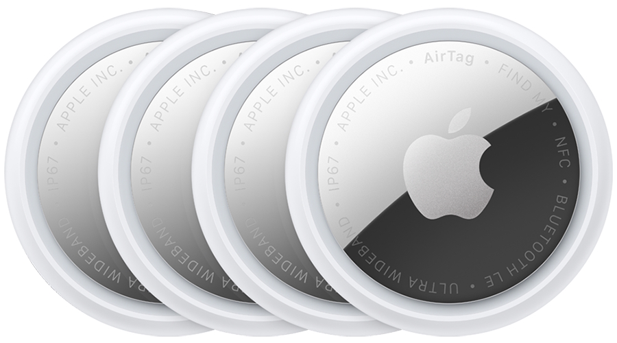 Беспроводная метка Apple AirTag 2-го поколения 4 шт. (MFEA4)