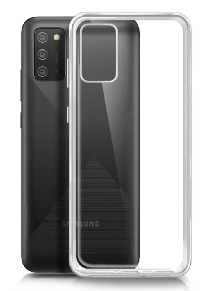Чехол накладка силиконовый CTI для Samsung Galaxy A02s (SM-A025F) прозрачный
