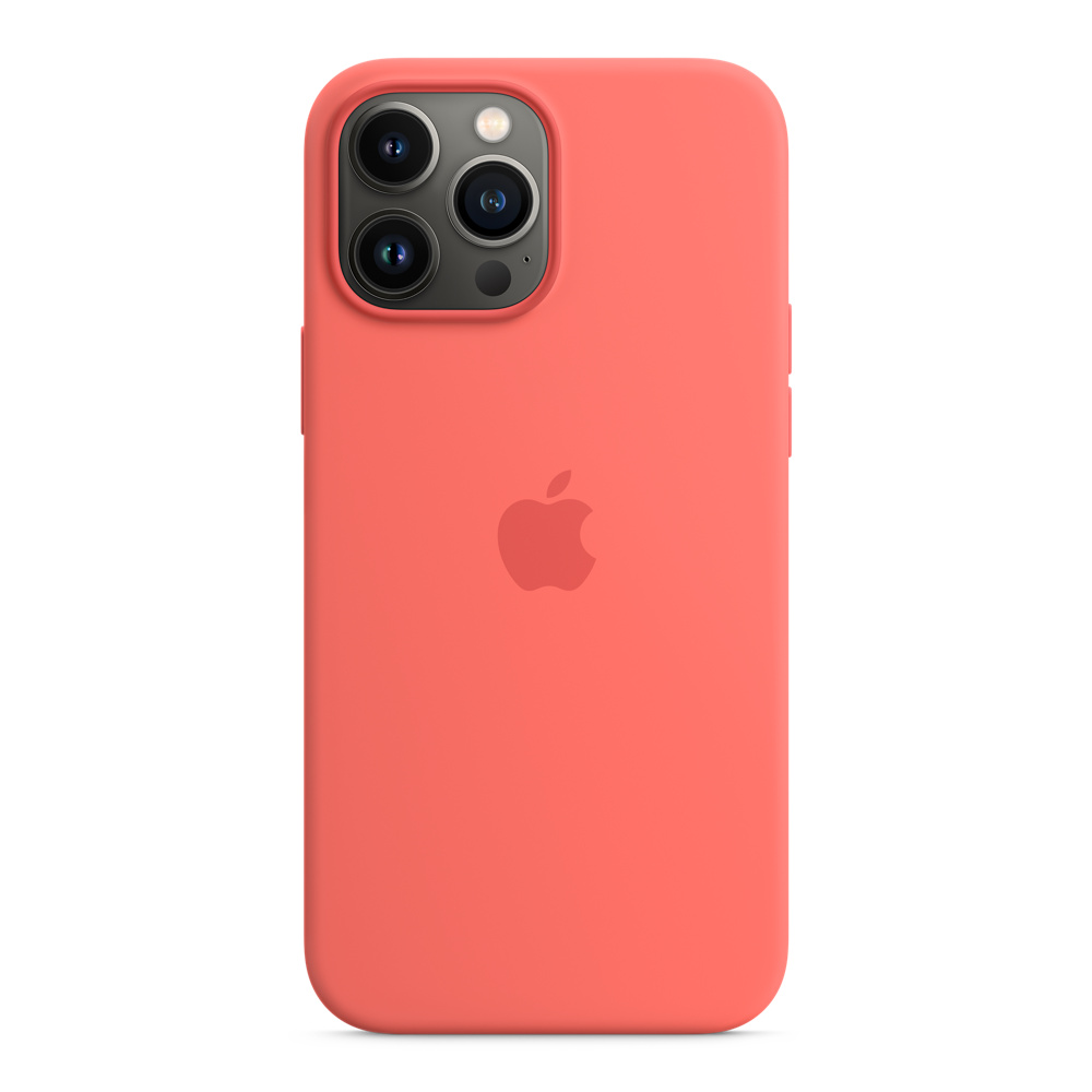 Чехол клип-кейс силиконовый Apple Silicone Case MagSafe для iPhone 13 Pro Max, цвет «розовый помело» (MM2N3ZE/A)