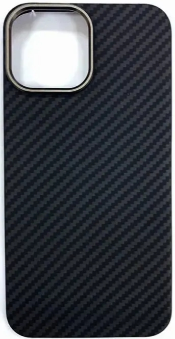 Чехол ультратонкий кевларовый K-DOO Kevlar для iPhone 13 Pro (черно-серый)