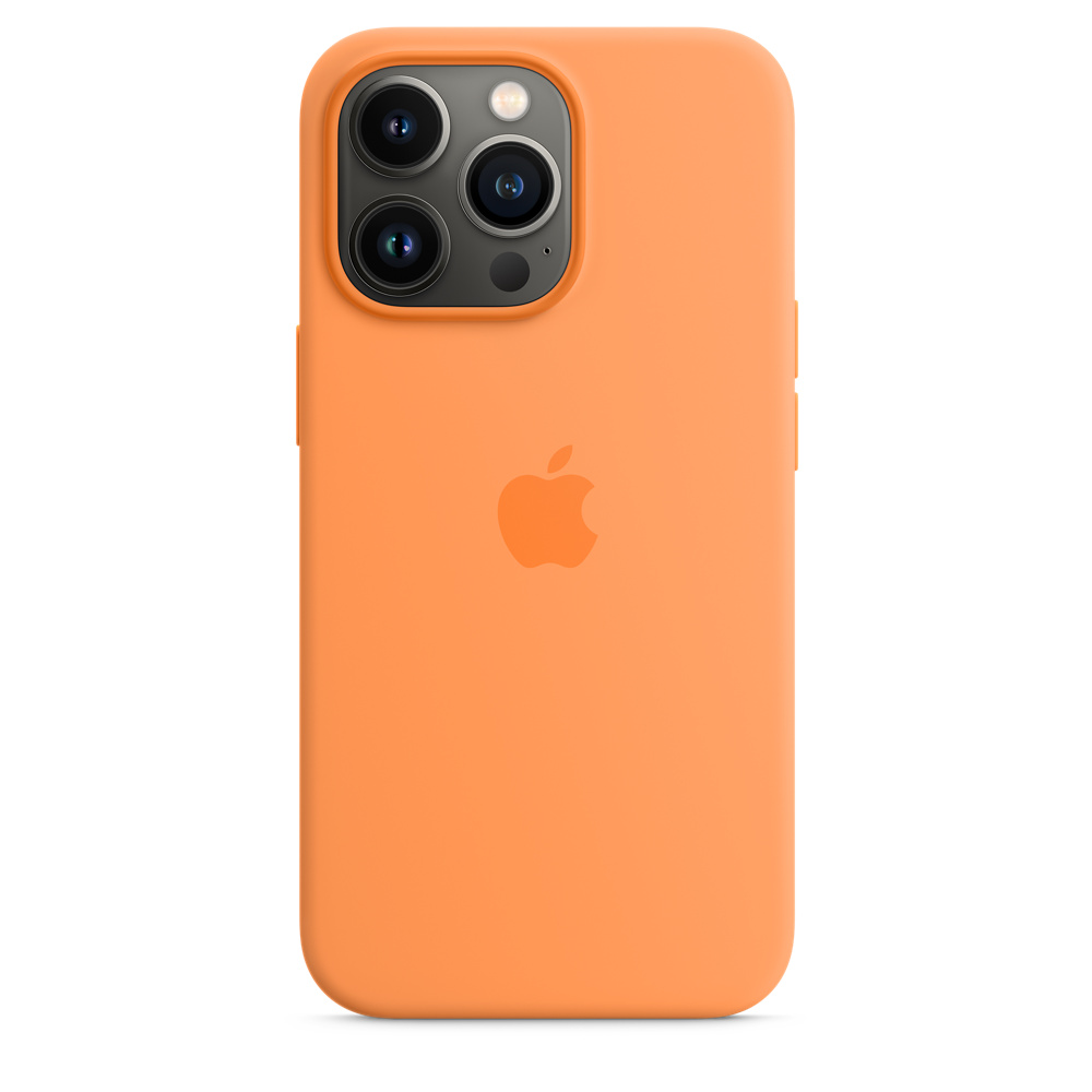 Чехол клип-кейс силиконовый Apple Silicone Case MagSafe для iPhone 13 Pro, цвет «весенняя мимоза» (MM2D3ZE/A)