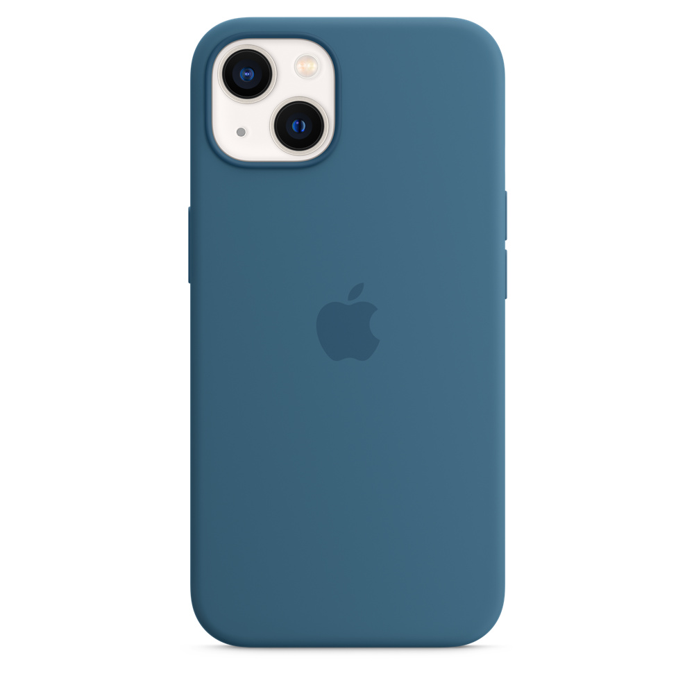 Чехол клип-кейс силиконовый Apple Silicone Case MagSafe для iPhone 13, цвет «полярная лазурь» (MM273ZE/A)