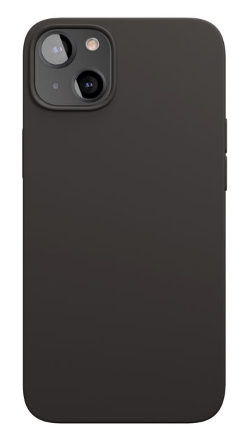 Чехол накладка VLP Liquid Silicone case для iPhone 13 mini (черный)