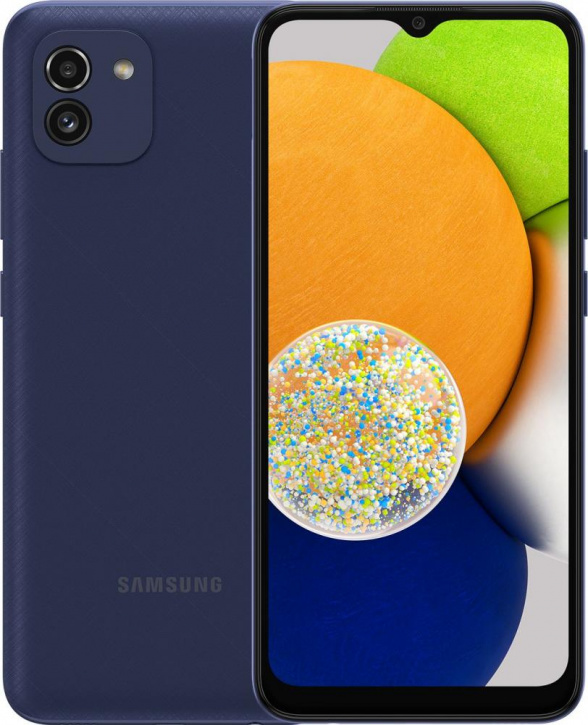 Смартфон Samsung Galaxy A03 4/128Gb синий