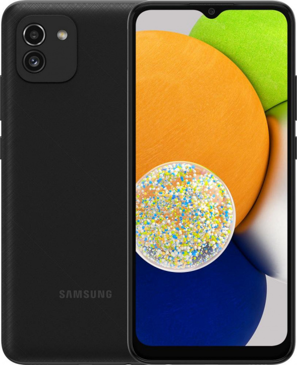 Смартфон Samsung Galaxy A03 2/32Gb чёрный