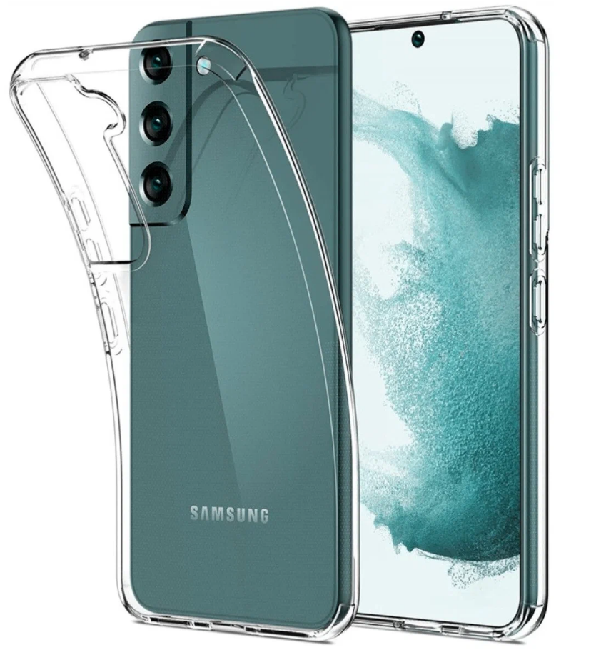 Чехол накладка силиконовая CTI для Samsung Galaxy S22 Plus (SM-S906B) прозрачный