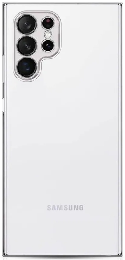 Чехол накладка силиконовая CTI для Samsung Galaxy S22 Ultra (SM-S908B) прозрачный