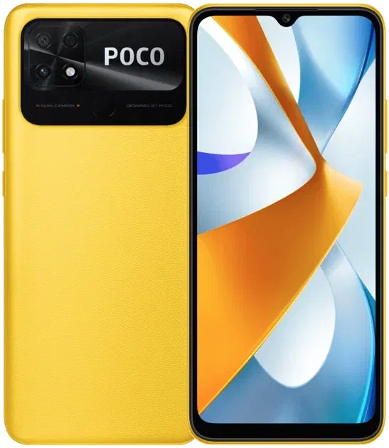 Xiaomi POCO C40 3/32 ГБ, желтый