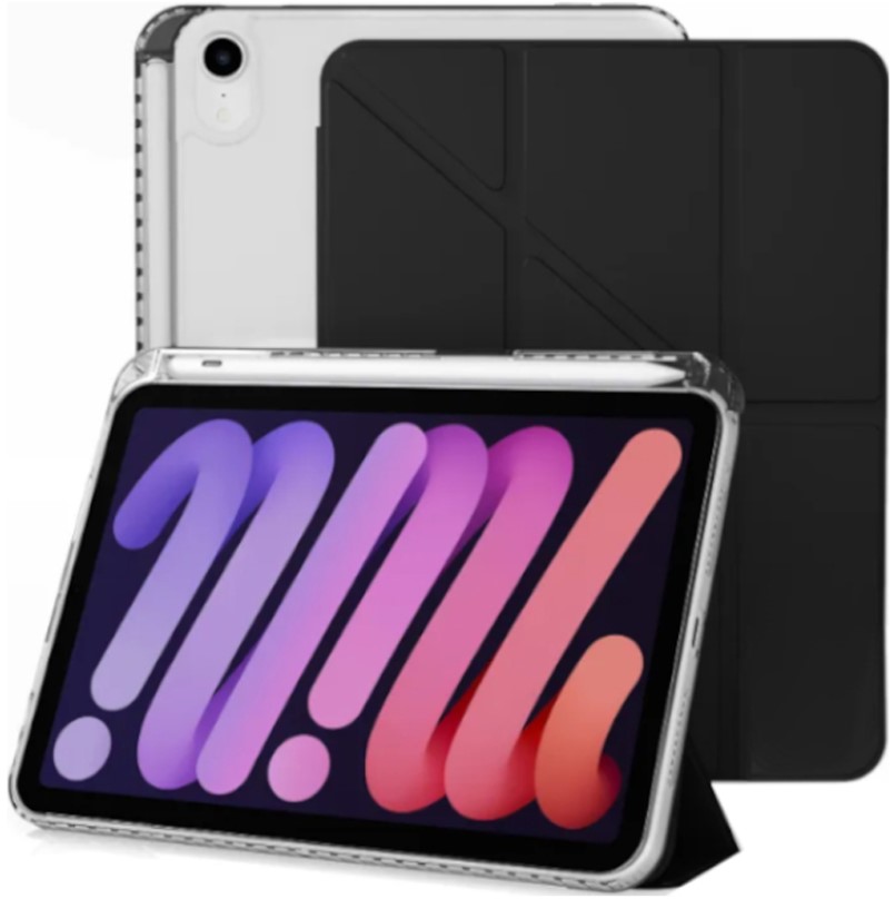 Чехол книжка Gurdini Origami Case для iPad mini 6/7 (черный)