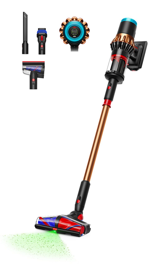 Вертикальный пылесос Dyson V16 Piston Animal (SV53A), чёрный/медь