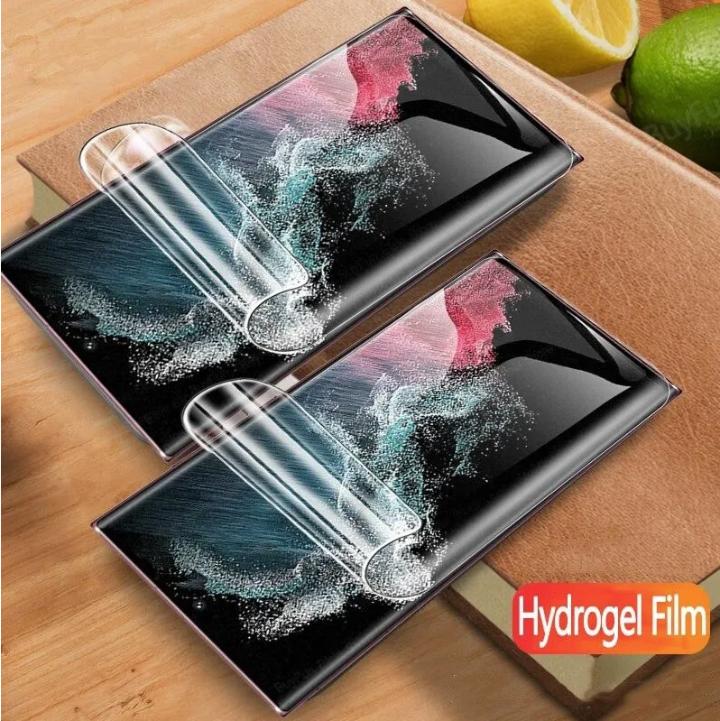 Гидрогелевая защитная пленка на экран смартфона Samsung Galaxy S23 (SM-S911) глянцевая