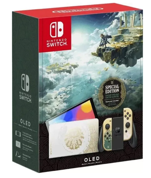 Игровая консоль Nintendo Switch OLED 64GB (The Legend of Zelda: Tears of the Kingdom)