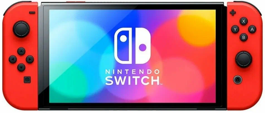 Игровая приставка Nintendo Switch OLED 64 ГБ (Mario Red Edition) красный