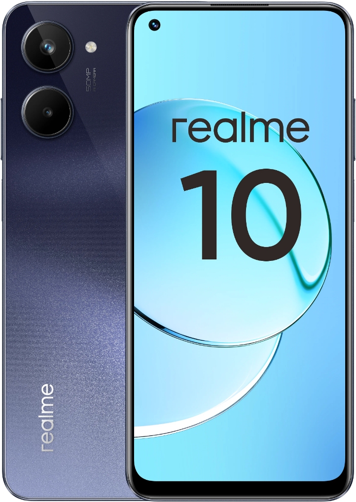 Realme 10 4/128GB Black (черный)