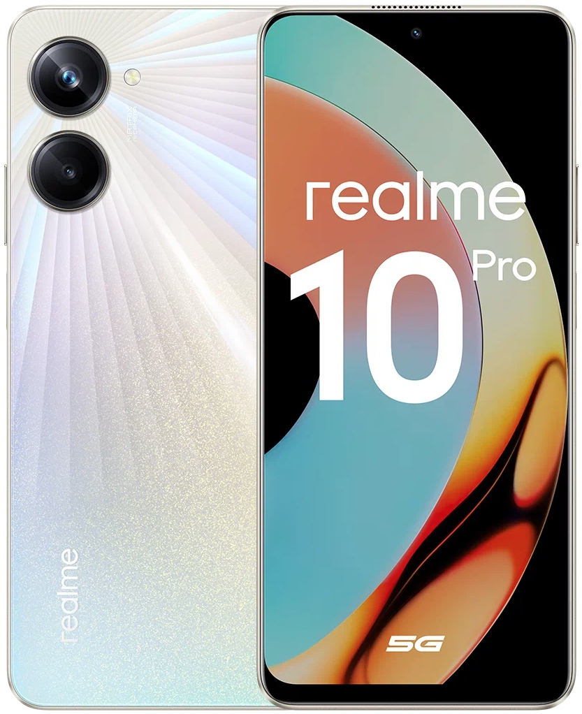Realme 10 Pro 5G 8/128 ГБ, золотистый