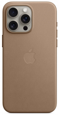 Чехол клип-кейс Apple FineWoven MagSafe для iPhone 15 Pro Max, цвет Taupe (MT4W3)