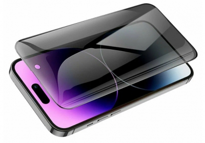 Защитное стекло Антишпион (ANTI-SPY) REMAX Full Glue Privacy для iPhone 15 Pro Max (приватное)