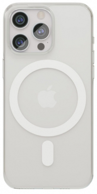 Чехол накладка VLP Diamond Case с поддержкой MagSafe для iPhone 15 Pro (прозрачный)