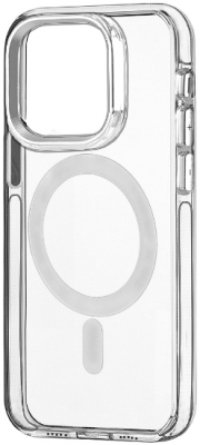 Чехол накладка термополиуретановый HOCO Amber c поддержкой MagSafe  для Apple iPhone 15 Pro  (прозрачный)