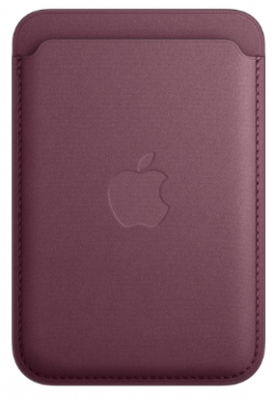 Кожаный чехол-бумажник MagSafe для iPhone, цвет Mulberry (MT253)
