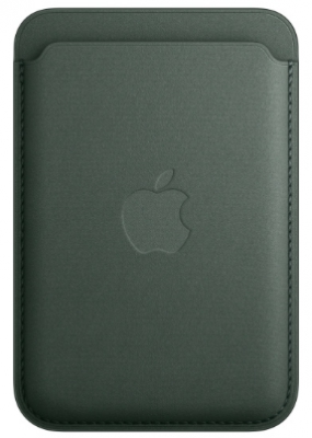 Кожаный чехол-бумажник MagSafe для iPhone, цвет Ever Green (MT273)