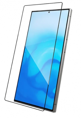 Защитное стекло CTI Full Glue для Samsung Galaxy S23 FE с рамкой (прозрачное)