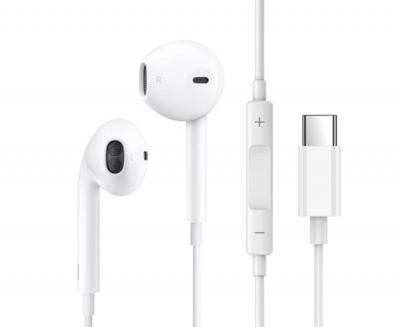 Наушники проводные Deppa Stereo Air Type-C 44215 (белый)